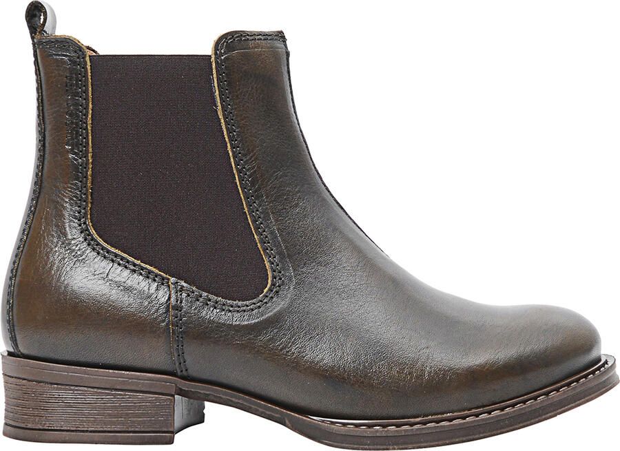 Ten Points Women's Pandora Chelsea Boots Tanned Leather Hoge schoenen grijs