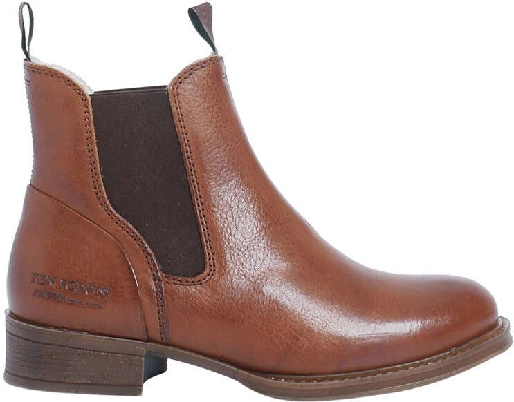 Ten Points Women's Pandora Chelsea Boots Wool Lining Winterschoenen maat 42-42 1=1 bruin