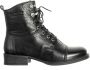 Ten Points Women's Pandora Lace Boots Hoge schoenen zwart grijs - Thumbnail 1