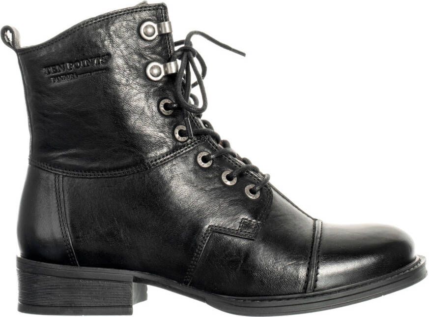 Ten Points Women's Pandora Lace Boots Hoge schoenen zwart grijs - Foto 2