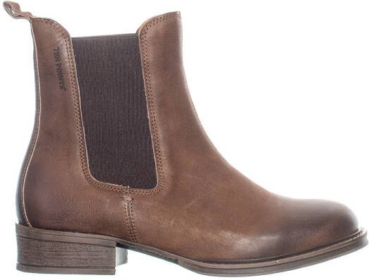 Ten Points Women's Pandora Nubuck Chelsea Boots Hoge schoenen bruin