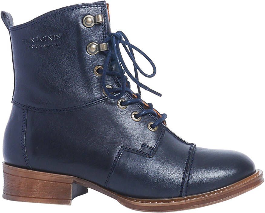 Ten Points Women's Pandora Warm Lace Boots Winterschoenen blauw