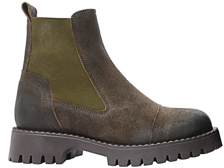 Ten Points Women's Penny Chelsea Suede Boots Hoge schoenen grijs
