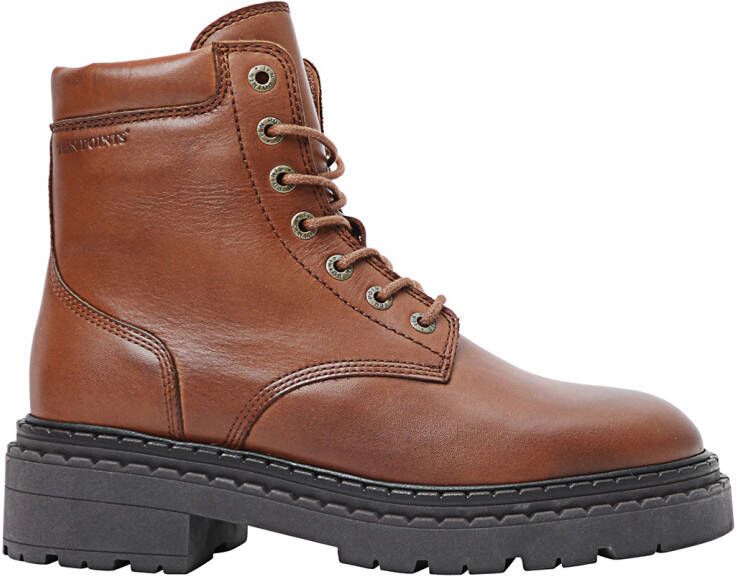 Ten Points Women's Sonja Boots Wool Hoge schoenen bruin