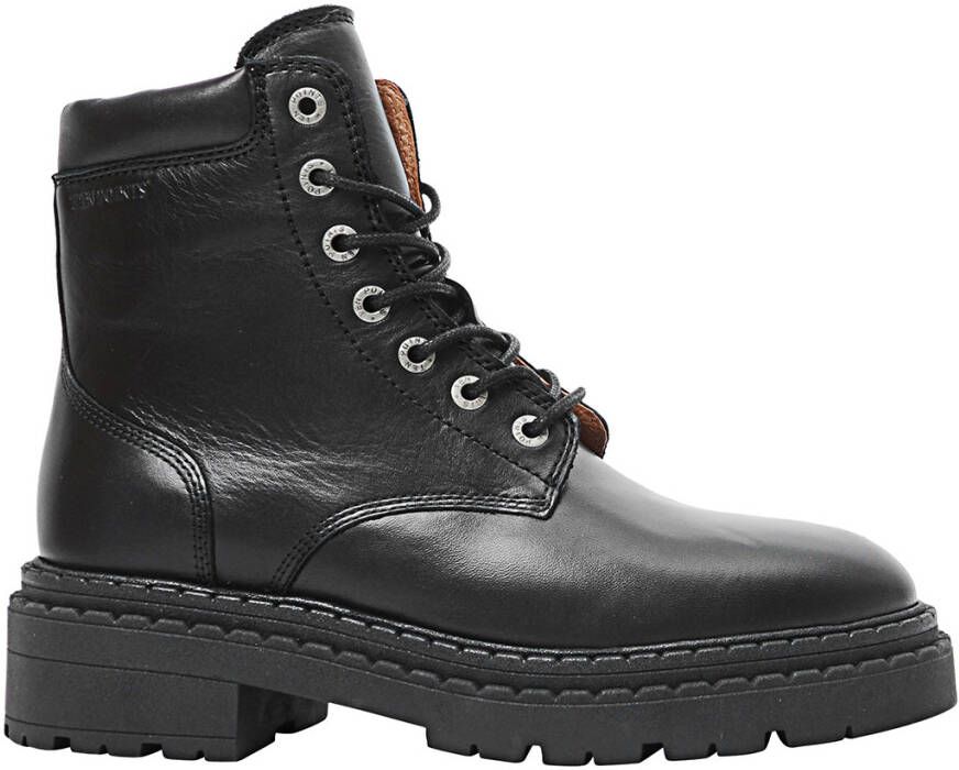Ten Points Women's Sonja Boots Wool Hoge schoenen zwart grijs