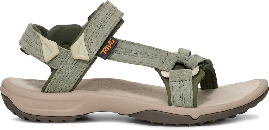 Teva Women's Terra Fi Lite Suede Sandalen olijfgroen beige