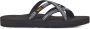 Teva W OLOWAHU PALMS BLACK WHITE Dames Slippers PALMS BLACK WHITE - Thumbnail 3