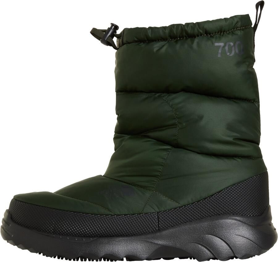 The North Face Nuptse Traction Bootie Winterschoenen 1 3 olijfgroen zwart