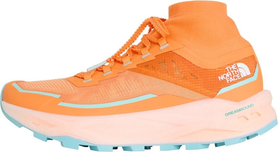 The North Face Women's Offtrail Ultra Trailrunningschoenen papaya blauw