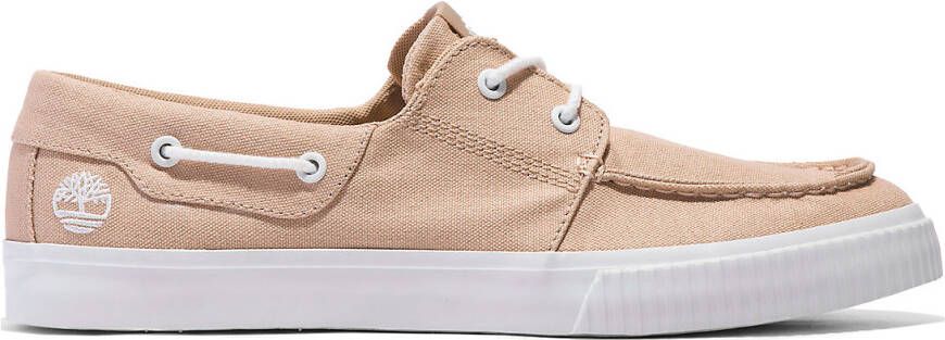Timberland Authentic Boat Shoe Casual Canvas Natural Loafers