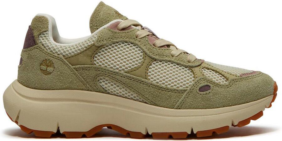Timberland Women's Hazel Lane Low Lace Up Sneaker Sneakers olijfgroen beige