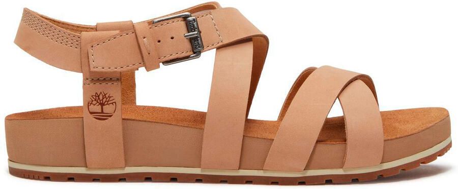 Timberland Women's Malibu Waves Backstrap Sandal Sandalen bruin