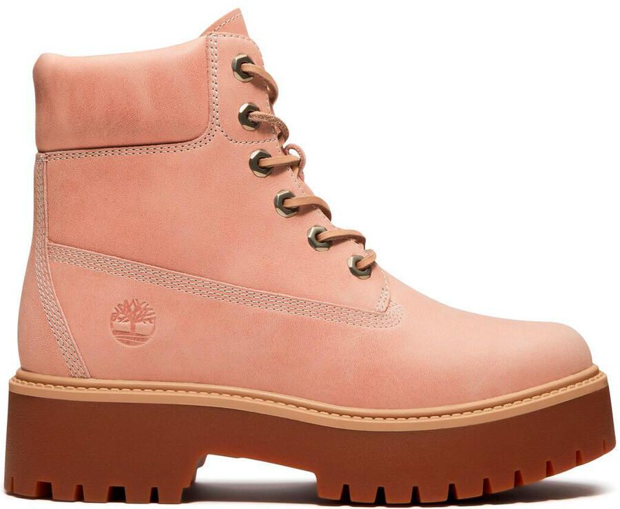 TIMBERLAND Veterlaarzen 'STST 6 In Boot Light Pink Full Grain' rosa