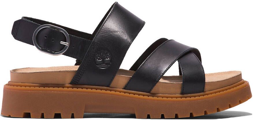 Timberland Women's Clairemont Way Cross-Strap Sandal Sandalen bruin