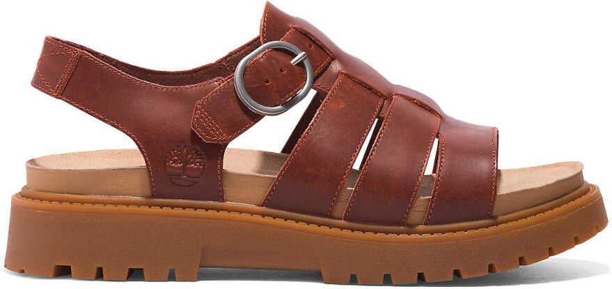 Timberland Women's Clairemont Way Fisherman Sandal Sandalen bruin