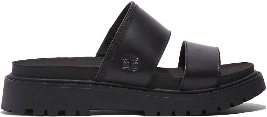 Timberland Women's Clairemont Way Slide Sandal Sandalen zwart