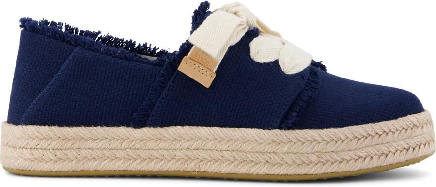 TOMS Women's Carolina Lace Up Sneakers blauw beige