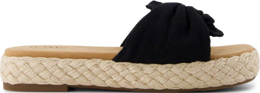 TOMS Women's Abby Slide Sandalen beige zwart