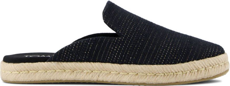 TOMS Women's Santiago Mule Sandalen zwart beige