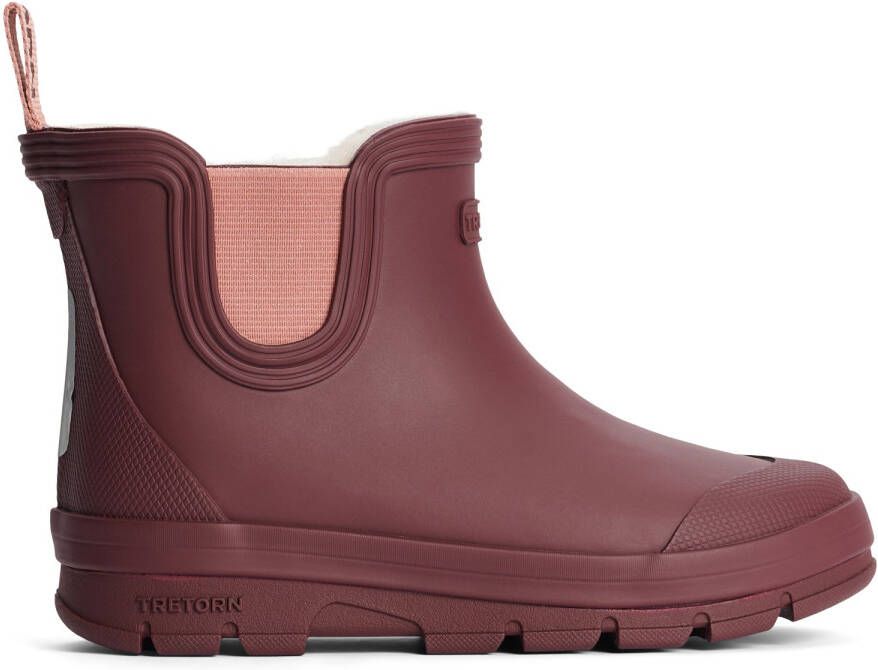 Tretorn Kid's Aktiv Chelsea Winter Rubberlaarzen bruin purper