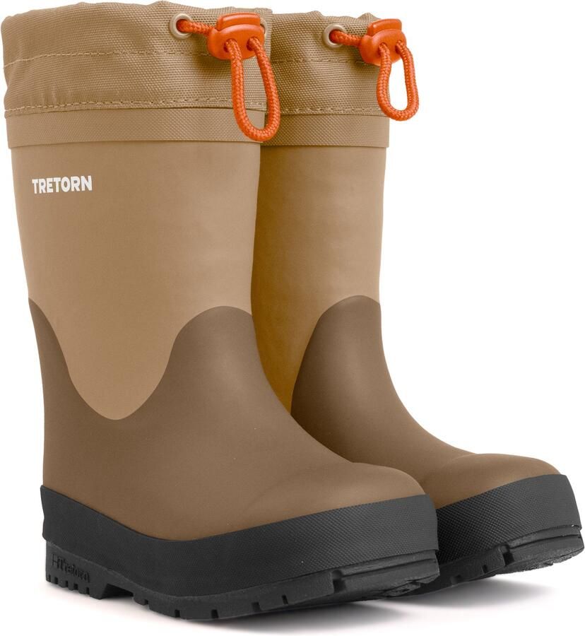 Tretorn Kid's Naven Rubberlaarzen bruin beige