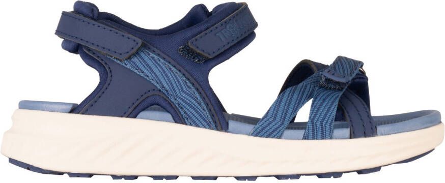 Trollkids Girl's Preikestolen Sandal XT Sandalen blauw wit