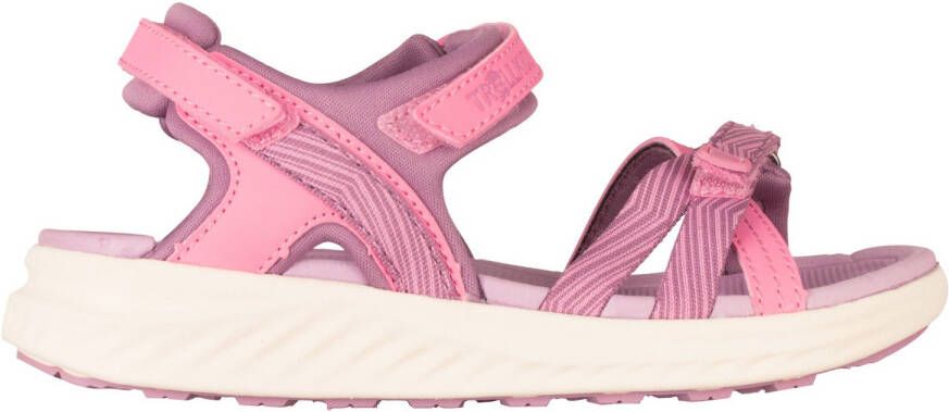 Trollkids Girl's Preikestolen Sandal XT Sandalen roze wit