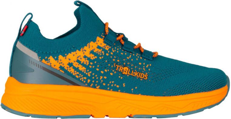 Trollkids Kid's Balestrand Sneaker Vrijetijdsschoenen groen sahara sunset