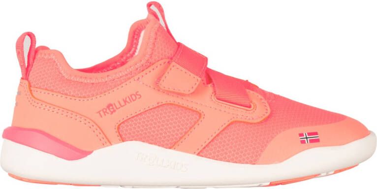 Trollkids Kid's Bergen Hiker Barefootschoenen mellow peach watermelon