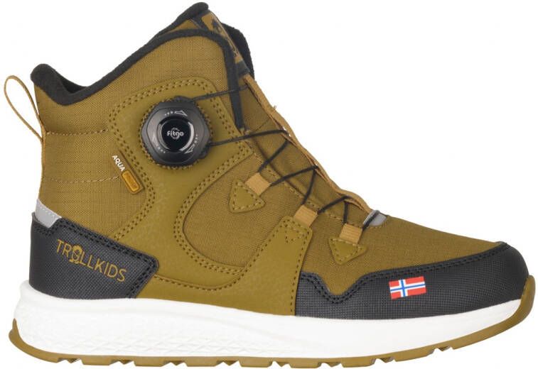 Trollkids Kid's Bergen Winter Mid Cut Winterschoenen olijfgroen