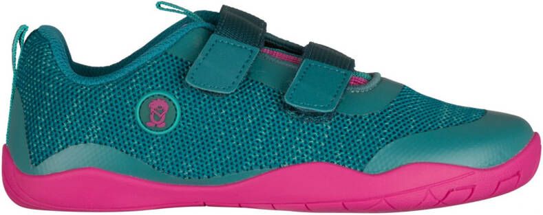 Trollkids Kid's Eikefjord Barefoot Hiker Barefootschoenen smaragd rubine