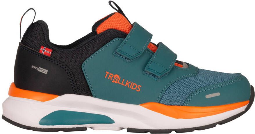 Trollkids Kid's Flekkefjord Hiker Vrijetijdsschoenen blauw rood