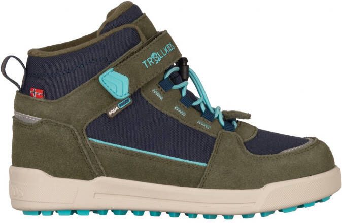 Trollkids Kid's Gryllefjord Mid Cut Vrijetijdsschoenen blauw