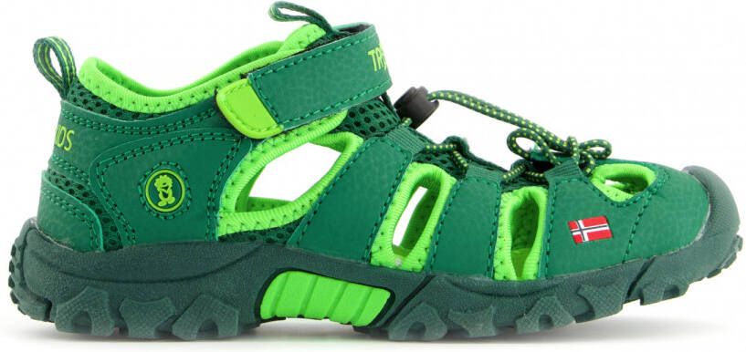 Trollkids Kid's Kristiansand Sandal Sandalen groen