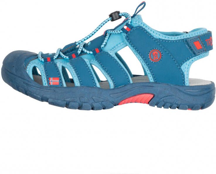 Trollkids Kid's Kvalvika Sandal Sandalen blauw