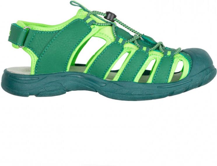 Trollkids Kid's Kvalvika Sandal Sandalen groen turkoois