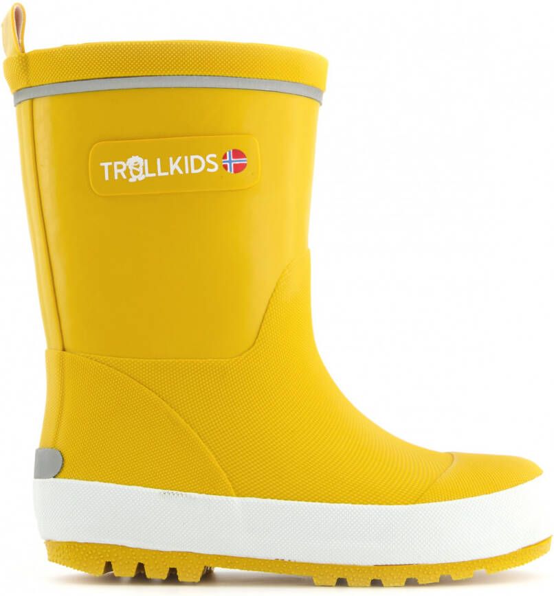 Trollkids Kid's Lysefjord Rubber Boots Rubberlaarzen geel