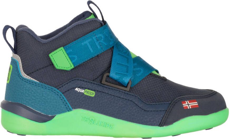 Trollkids Kid's Nordfjord Barefoot Winter Hiker Winterschoenen blauw
