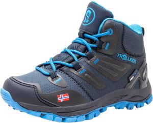 Trollkids Kid's Rondane Hiker Mid Wandelschoenen blauw