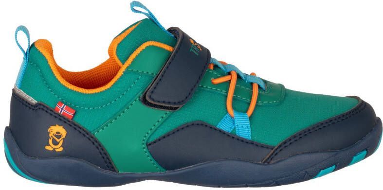 Trollkids Kid's Skaland Hiker Barefootschoenen groen sahara sunset