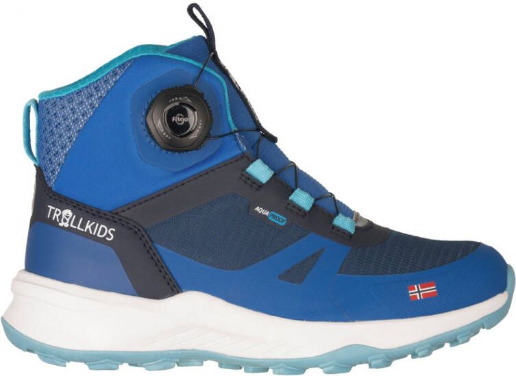 Trollkids Kid's Trollfjord Hiker Mid XT Wandelschoenen blauw
