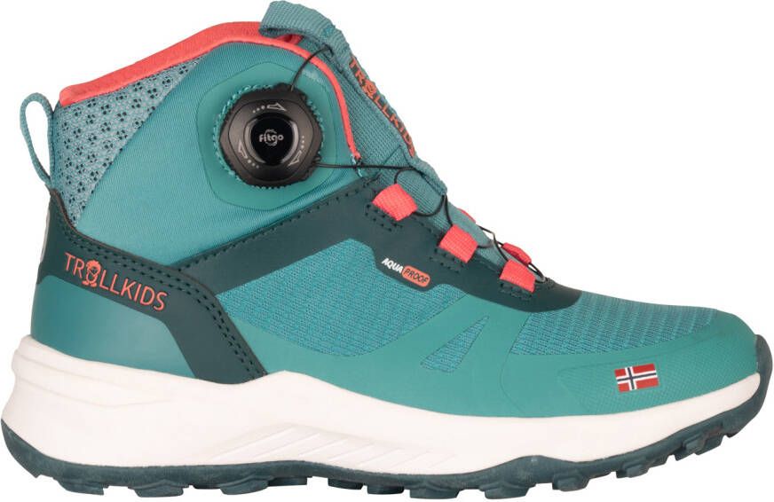 Trollkids Kid's Trollfjord Hiker Mid XT Wandelschoenen turkoois