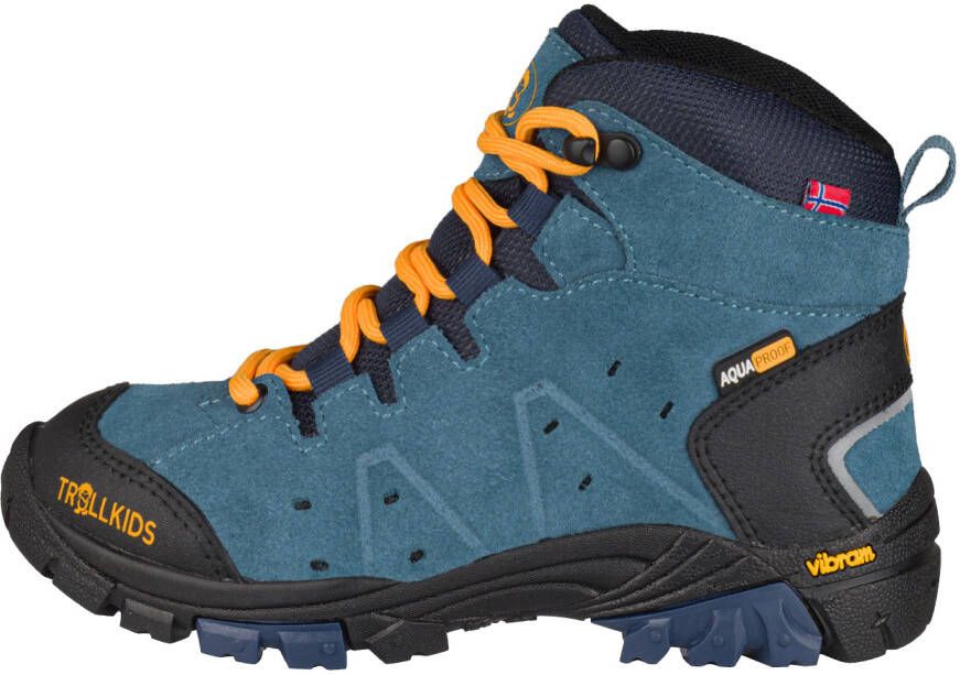 Trollkids Kid's Trollsteinen Hiker Mid Wandelschoenen blauw