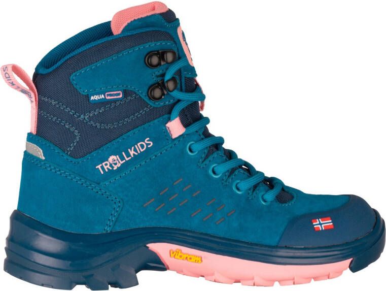 Trollkids Kid's Trollsteinen Hiker Mid XT Wandelschoenen blauw