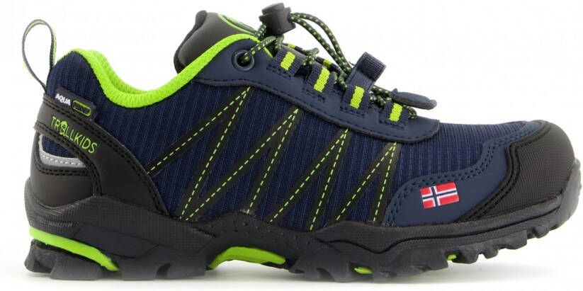 Trollkids Kids Trolltunga Hiker Low Multisportschoenen blauw