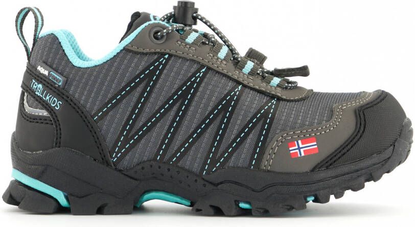 Trollkids Kids Trolltunga Hiker Low Multisportschoenen grijs