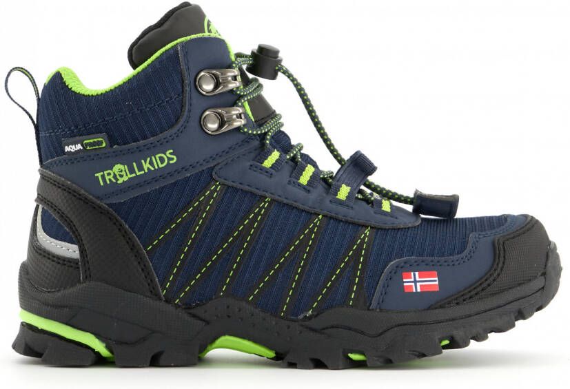 Trollkids Kid's Trolltunga Hiker Mid Wandelschoenen blauw