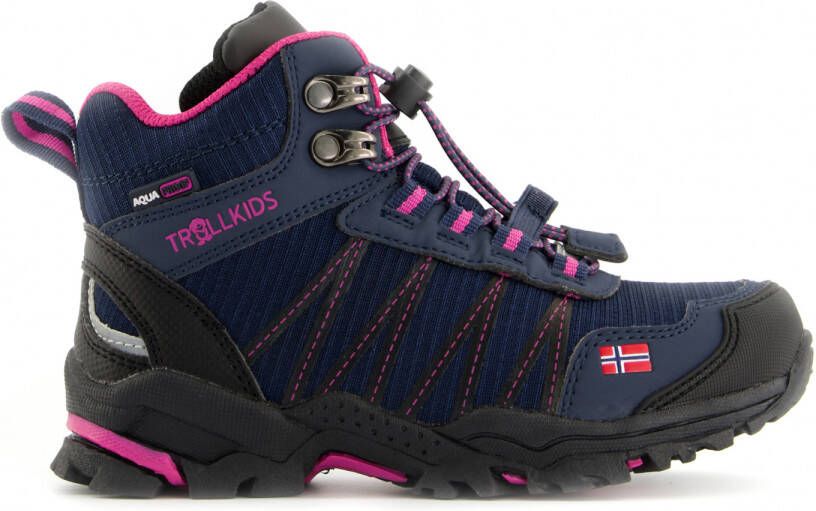 Trollkids Kid's Trolltunga Hiker Mid Wandelschoenen blauw