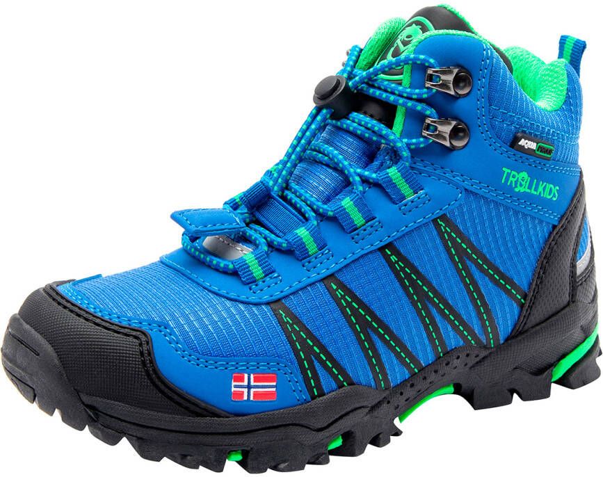 Trollkids Kid's Trolltunga Hiker Mid Wandelschoenen blauw