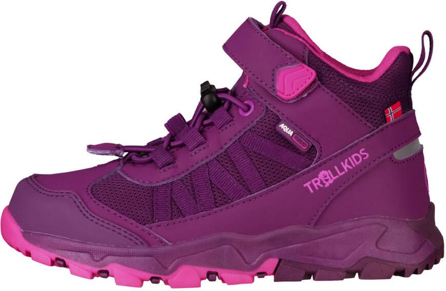 Trollkids Kid's Tronfjell Hiker Mid Wandelschoenen purper